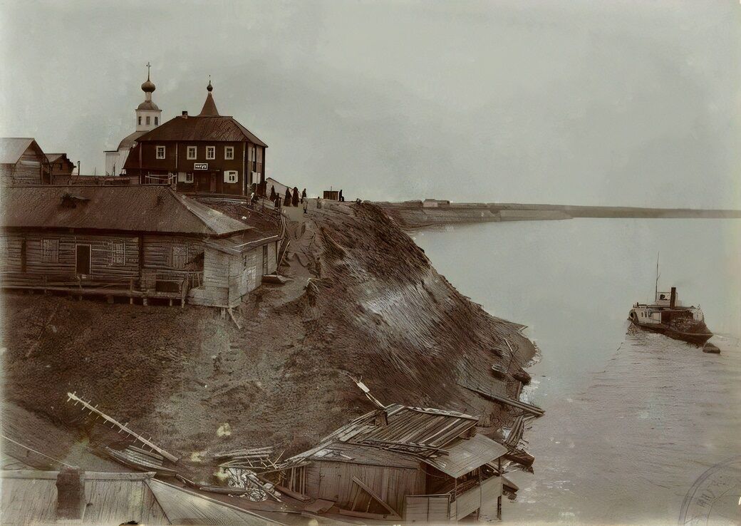 Церковь Троицы Живоначальной, Верхняя Тойма (Верхнетоемский район, Архангельская область). архивная фотография, Фото до 1917 г. Вологодский музей-заповедник. ВОКМ-823/62