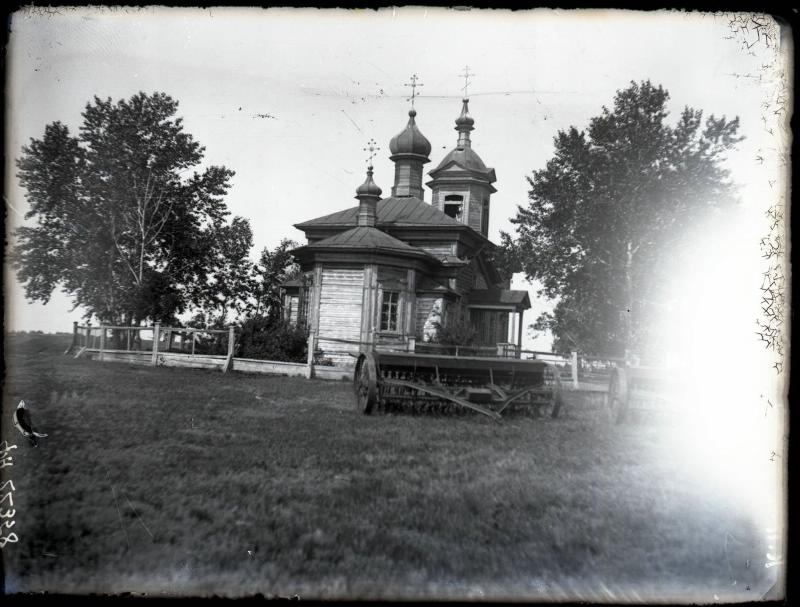 Церковь Илии Пророка, Горохово (Юргамышский район, Курганская область). архивная фотография, Фото 1937 года из фондов Государственного исторического музея Южного Урала. Автор А. Крымский