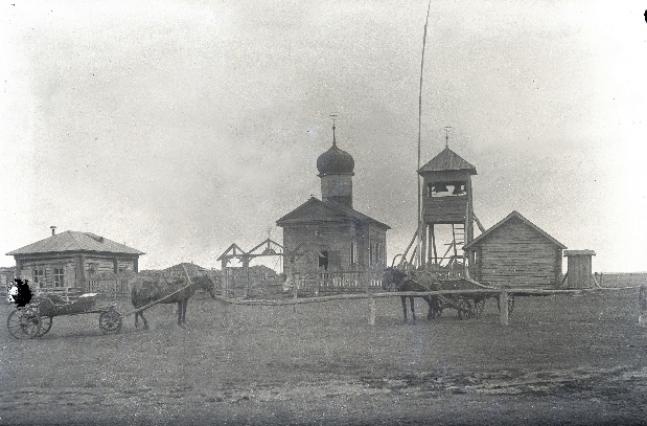 Церковь Петра и Павла, Петровский (Красноармейский район, Челябинская область). архивная фотография, Фото 1930 года из фондов Государственного исторического музея Южного Урала. Автор И.Г. Горохов
