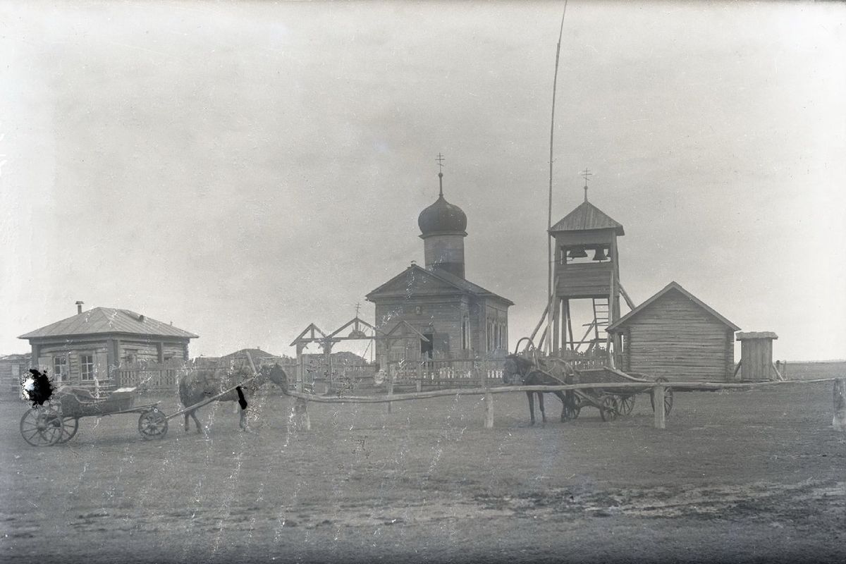 Церковь Петра и Павла, Петровский (Красноармейский район, Челябинская область). архивная фотография, Фото 1930 года из фондов Государственного исторического музея Южного Урала. Автор И.Г. Горохов