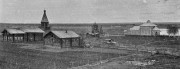 Храмовый комплекс Выйского погоста, Фото 1935 года. Автор М.М. Пришвин. Слева - Ильинская церковь.<br>, Никитинская (Выйский погост), Верхнетоемский район, Архангельская область