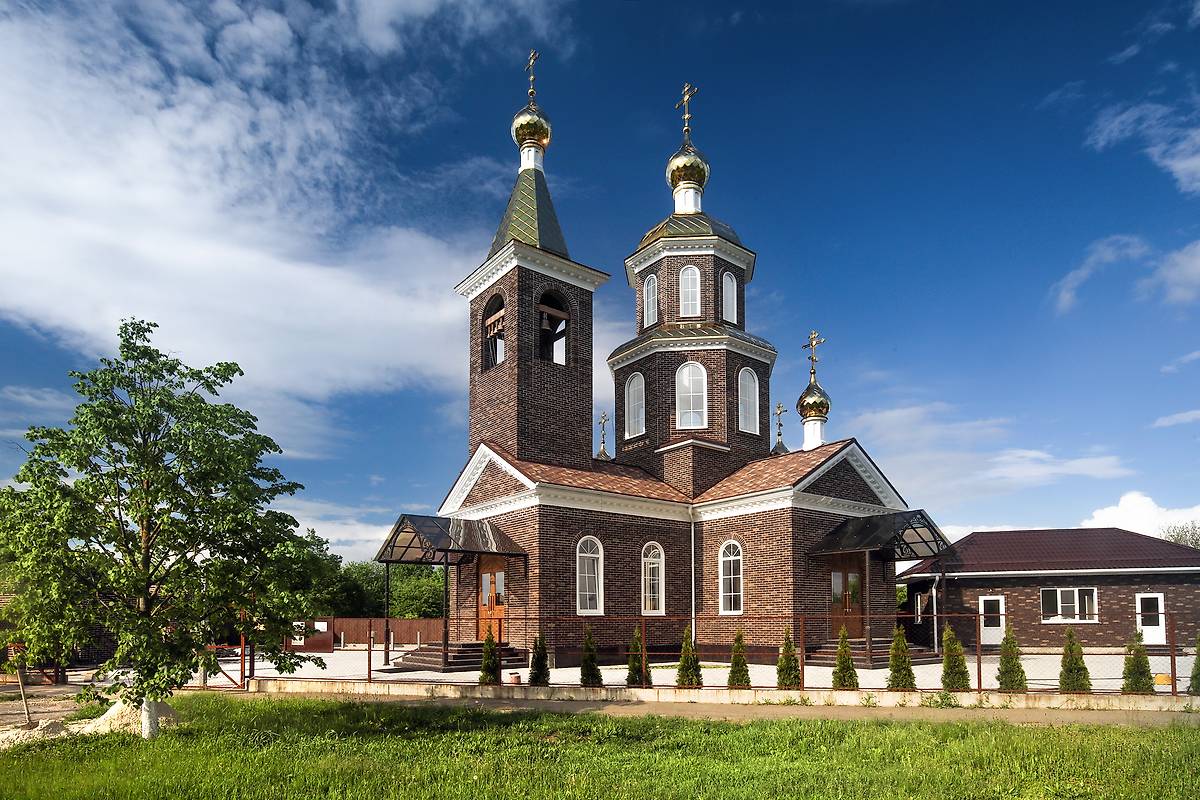 фасады. Церковь Владимира равноапостольного, Ханская (Майкоп, город, Республика Адыгея)