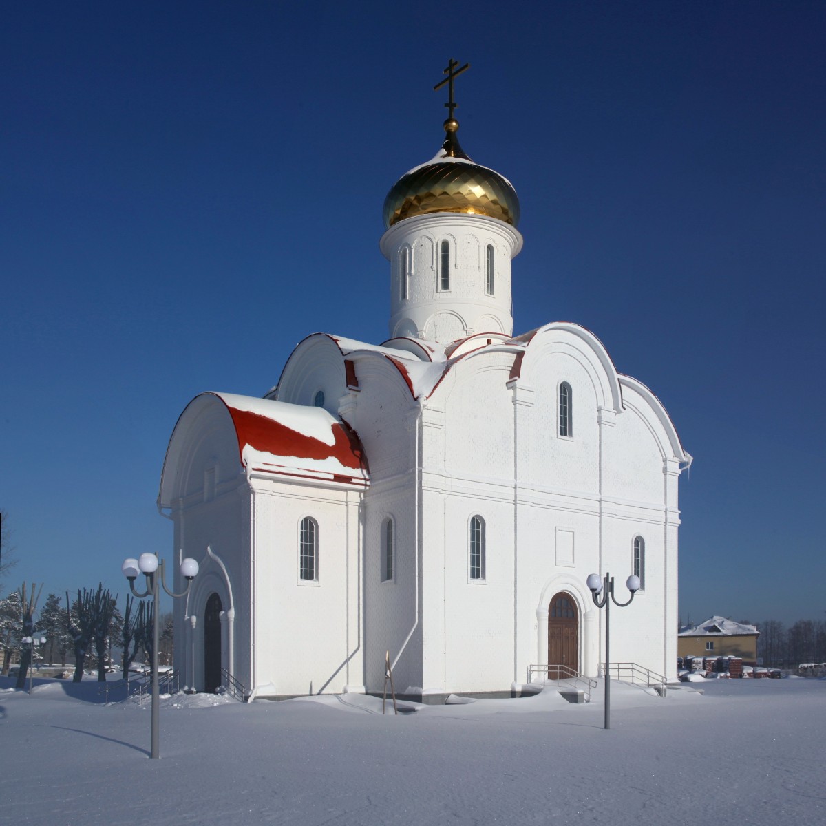 Верхняя Пышма. Церковь Александра Невского в парке 