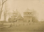 Церковь Собора Пресвятой Богородицы, Фото 1904 г. Польская национальная электронная библиотека https://polona2.pl/item/basznia-dolna-cerkiew-i-dzwonnica,MjAyMjQ3NjA/0/#info:metadata<br>, Башня-Дольна, Подкарпатское воеводство, Польша