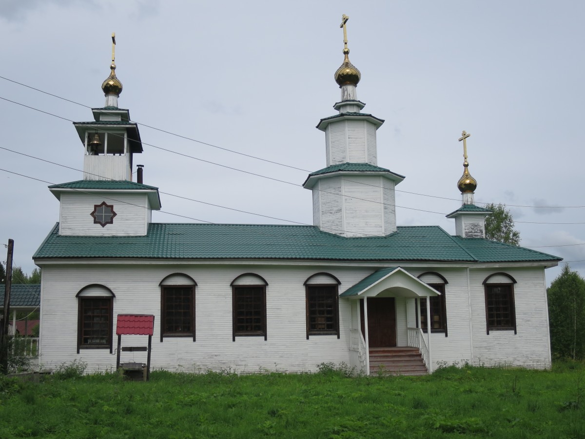 Церковь Рождества Христова, Шайма (Павинский район, Костромская область). фасады, Вид с юга