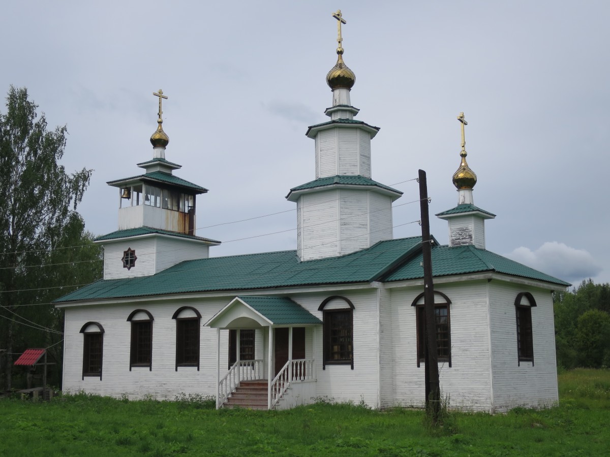 Церковь Рождества Христова, Шайма (Павинский район, Костромская область). фасады, Вид с юго-востока