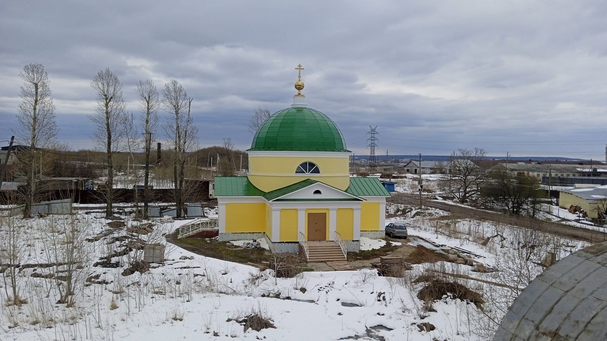 фасады. Церковь Иоанна Кронштадтского (строящаяся), Замараево (Пермский район, Пермский край)