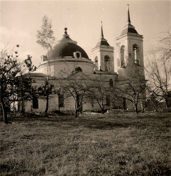 Церковь Покрова Пресвятой Богородицы, Покровское, урочище (Устье, Заустье) (Ельнинский район, Смоленская область). архивная фотография, Фото 1941-42 гг.  Аукцион e-bay