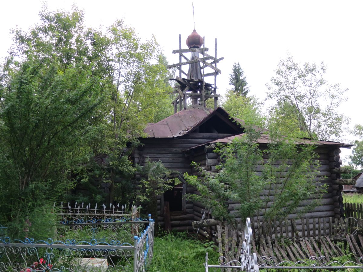 Часовня Успения Пресвятой Богородицы, Тихон (Вохомский район, Костромская область). фасады, Вид с севера