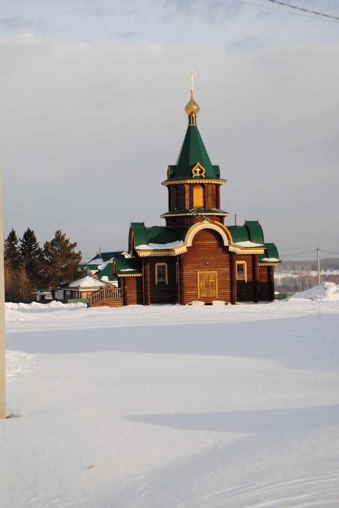 Церковь Илии Пророка, Локти (Мошковский район, Новосибирская область). фасады, Вид с юга