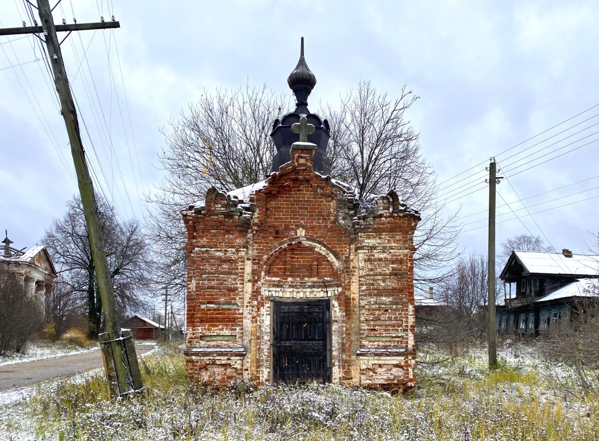Неизвестная часовня, Порздни (Лухский район, Ивановская область). фасады, Вид с юга