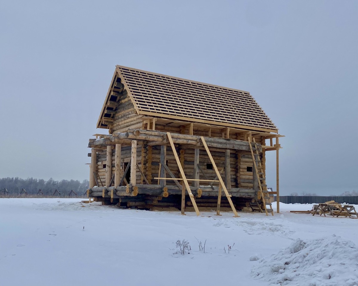 Церковь Петра и Павла, Барабаново (Емельяновский район, Красноярский край). документальные фотографии, Вид с юга