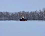 Серафимовский монастырь. Часовня Николая Чудотворца, Вид с юга<br>, Татьяновский, Марьяновский район, Омская область