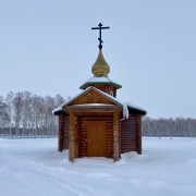 Серафимовский монастырь. Часовня Феодосия Черниговского, Вид с запада<br>, Татьяновский, Марьяновский район, Омская область