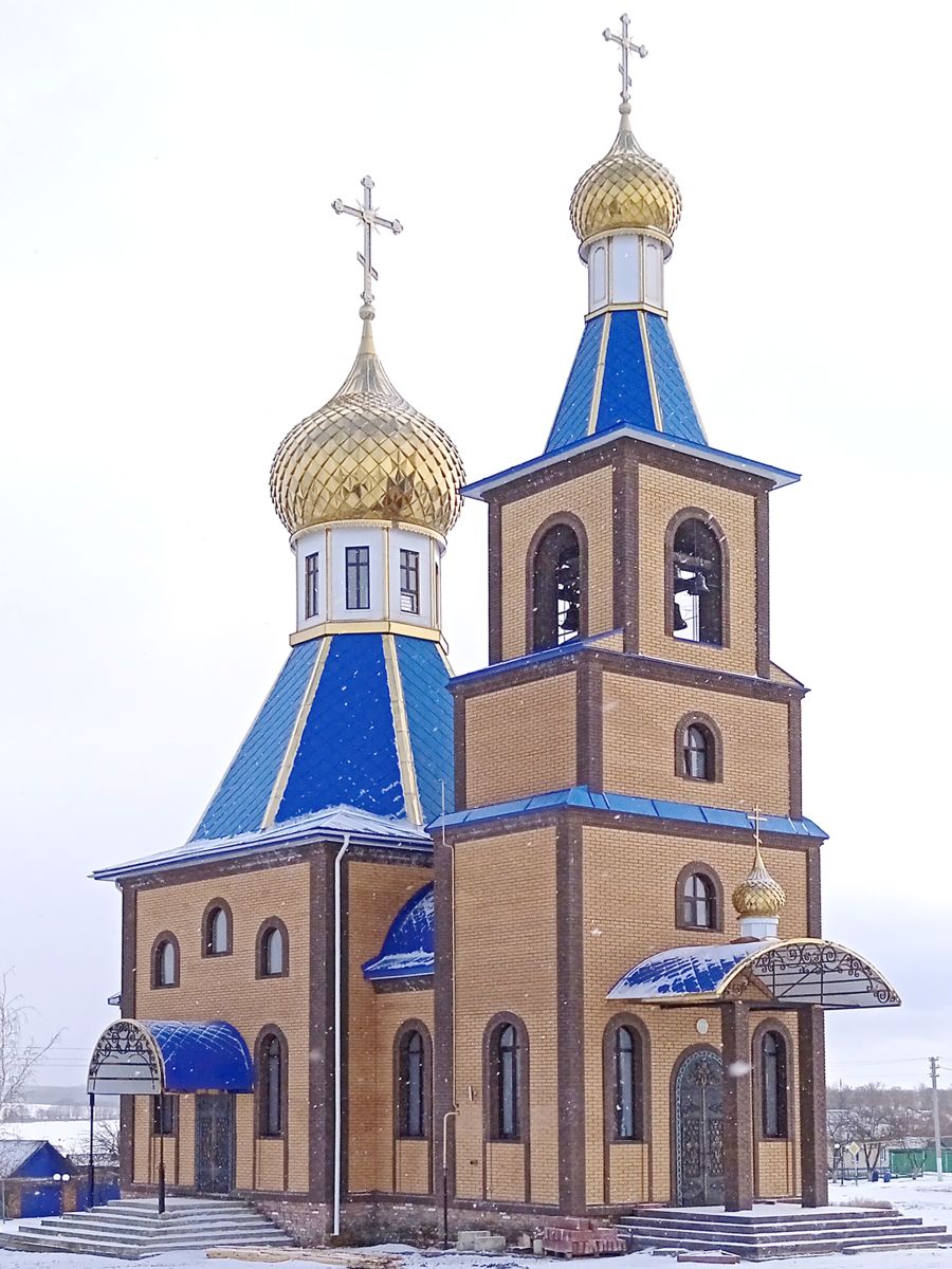 Церковь Введения во храм Пресвятой Богородицы (новая), Кульбаки (Глушковский район, Курская область). фасады