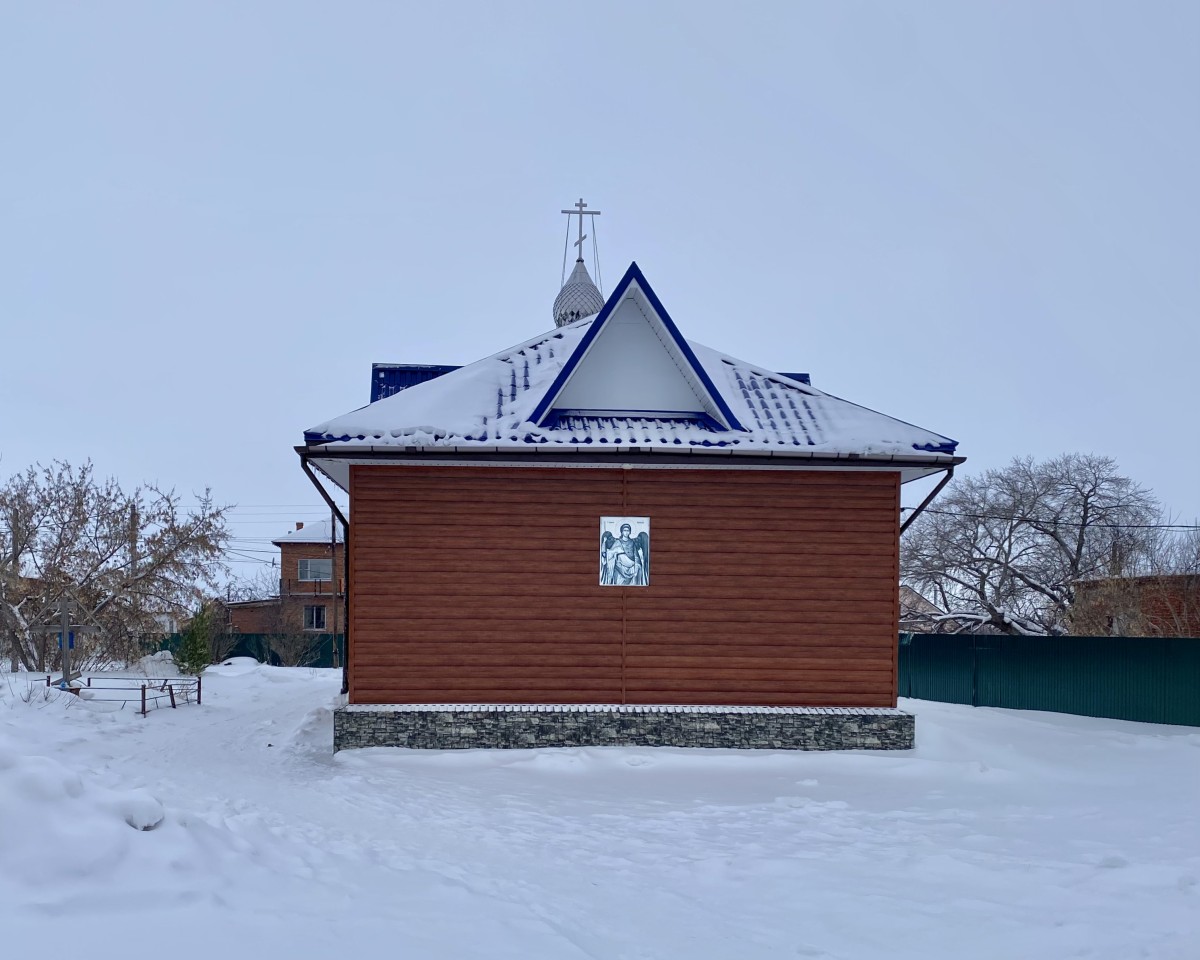Церковь Михаила Архангела (новая), Усть-Заостровка (Омский район, Омская область). фасады, Восточный фасад