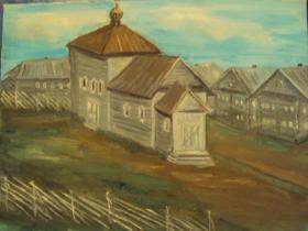 Великий Двор (Андомский с/с). Церковь Михаила Архангела (старая)