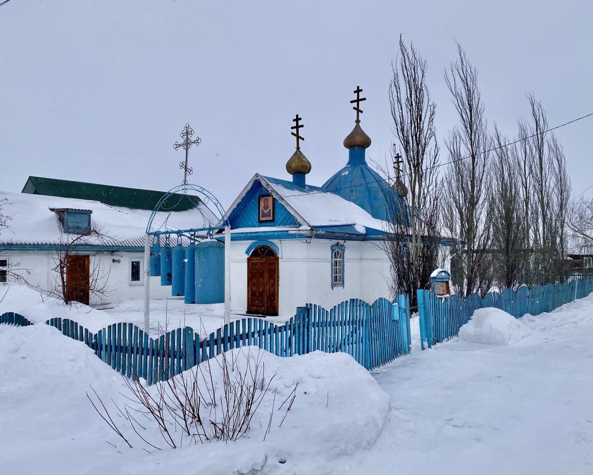 Марьяновка. Церковь Покрова Пресвятой Богородицы. фасады, Вид с ЮЗ