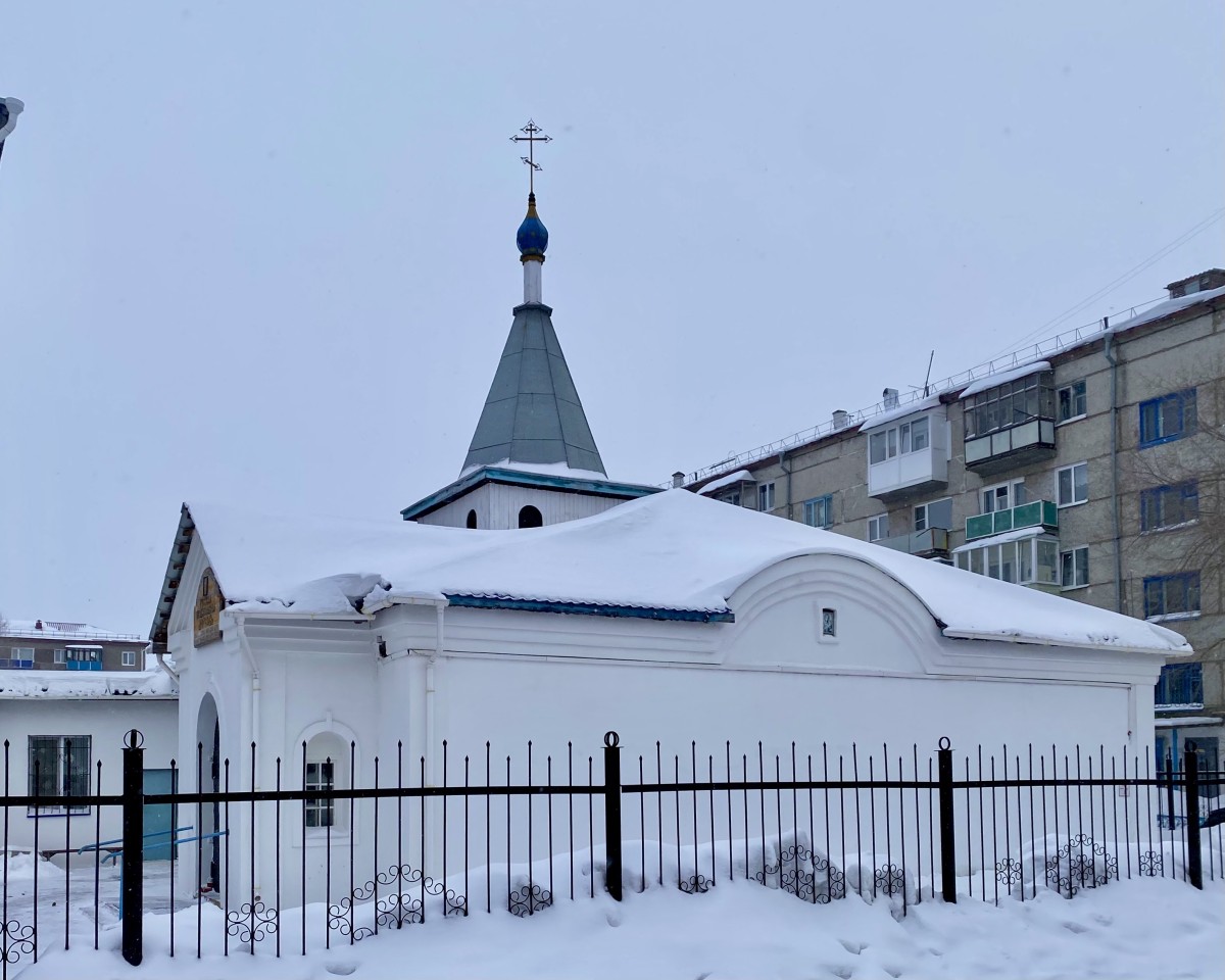 Омск. Церковь Иверской иконы Божией Матери. фасады, Вид с юга