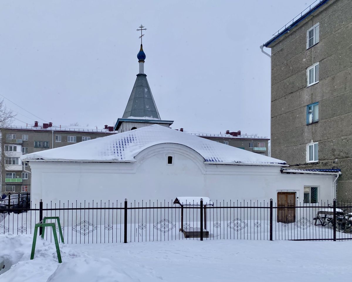 Омск. Церковь Иверской иконы Божией Матери. фасады, Вид с севера