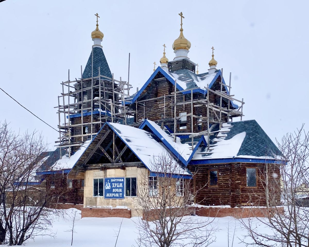 Церковь Рождества Пресвятой Богородицы, Марьяновка (Марьяновский район, Омская область). документальные фотографии, Вид с ЮВ