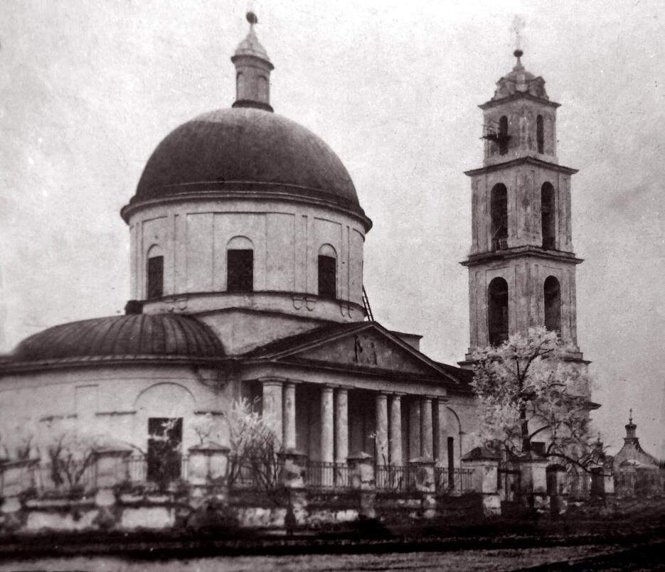 Церковь Троицы Живоначальной (старая), Большие Березники (Большеберезниковский район, Республика Мордовия). архивная фотография, Фото нач. 20 в.