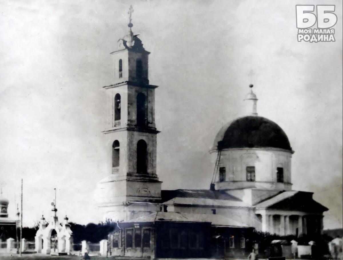 Церковь Троицы Живоначальной (старая), Большие Березники (Большеберезниковский район, Республика Мордовия). архивная фотография, Фото нач. 20 в.