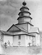 Церковь Троицы Живоначальной, Фото Макарова Владимира Кузьмича 1931 г. из фондов Череповецкого музея. (ГК № 51679020)<br>, Большой Двор (Мороцкое), Череповецкий район, Вологодская область