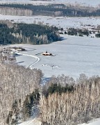 Подворье Серафимовского монастыря, Вид с ЮВ<br>, Татьяновский Кордон, Марьяновский район, Омская область