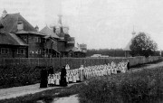 Воскресенско-Покровский женский монастырь, Фото 1915 г. с сайта http://plussa-region.narod.ru/library/bolhovitinov/sobor.htm<br>, Нежадово, Плюсский район, Псковская область