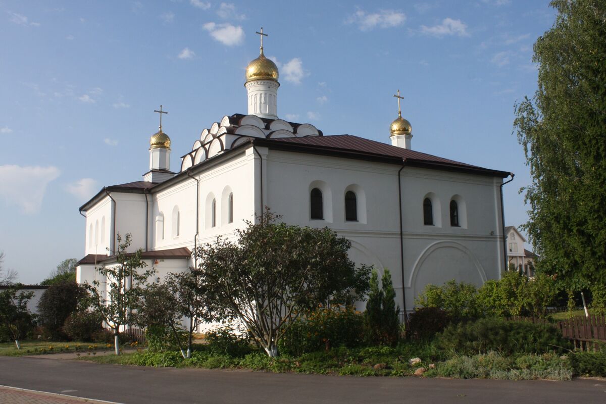 Свенский Успенский монастырь. Церковь Антония и Феодосия Печерских (новая), Супонево (Брянский район, Брянская область). фасады