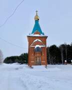 Неизвестная часовня на новом кладбище, Западный фасад<br>, Седельниково, Седельниковский район, Омская область