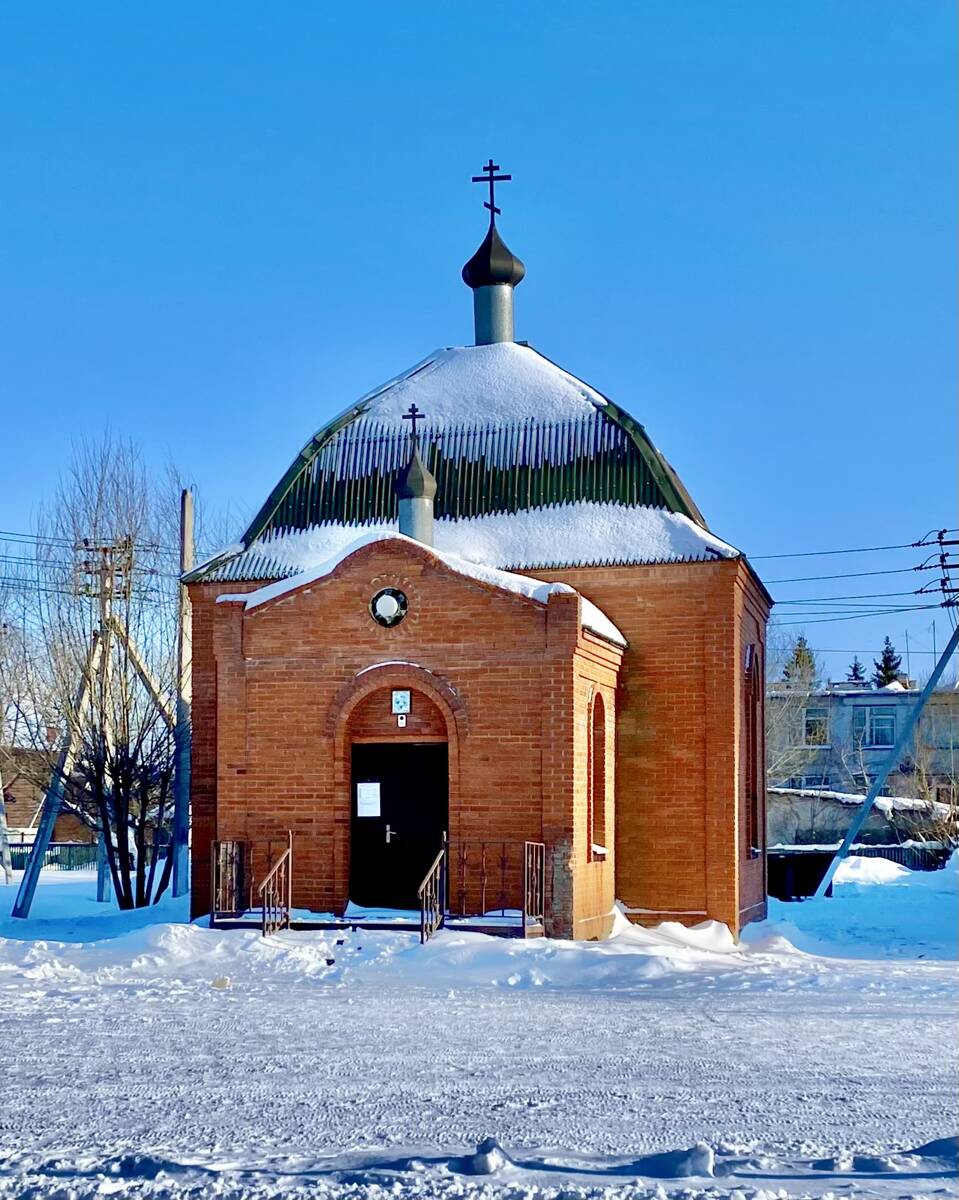 Часовня Ольги равноапостольной, Называевск (Называевский район, Омская область). фасады, Вид с запада
