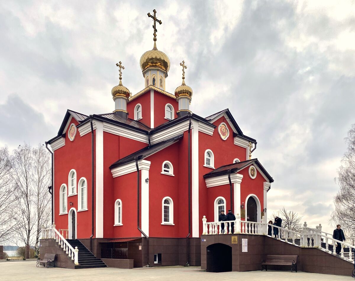 Церковь Варвары великомученицы, Солигорск (Солигорский район, Беларусь, Минская область). фасады, Вид с севера