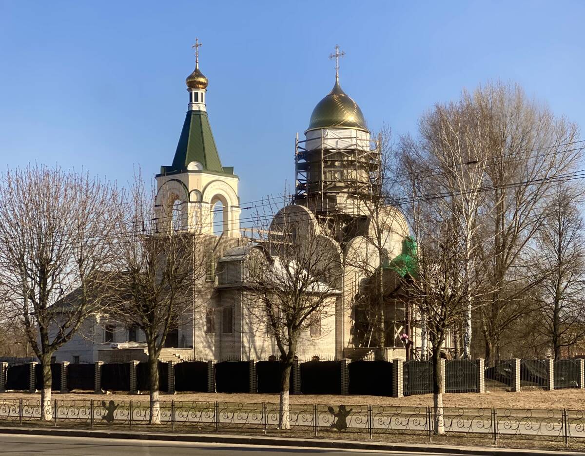 Церковь Преображения Господня, Бобруйск (Бобруйский район, Беларусь, Могилёвская область). документальные фотографии, Вид с Минской улицы