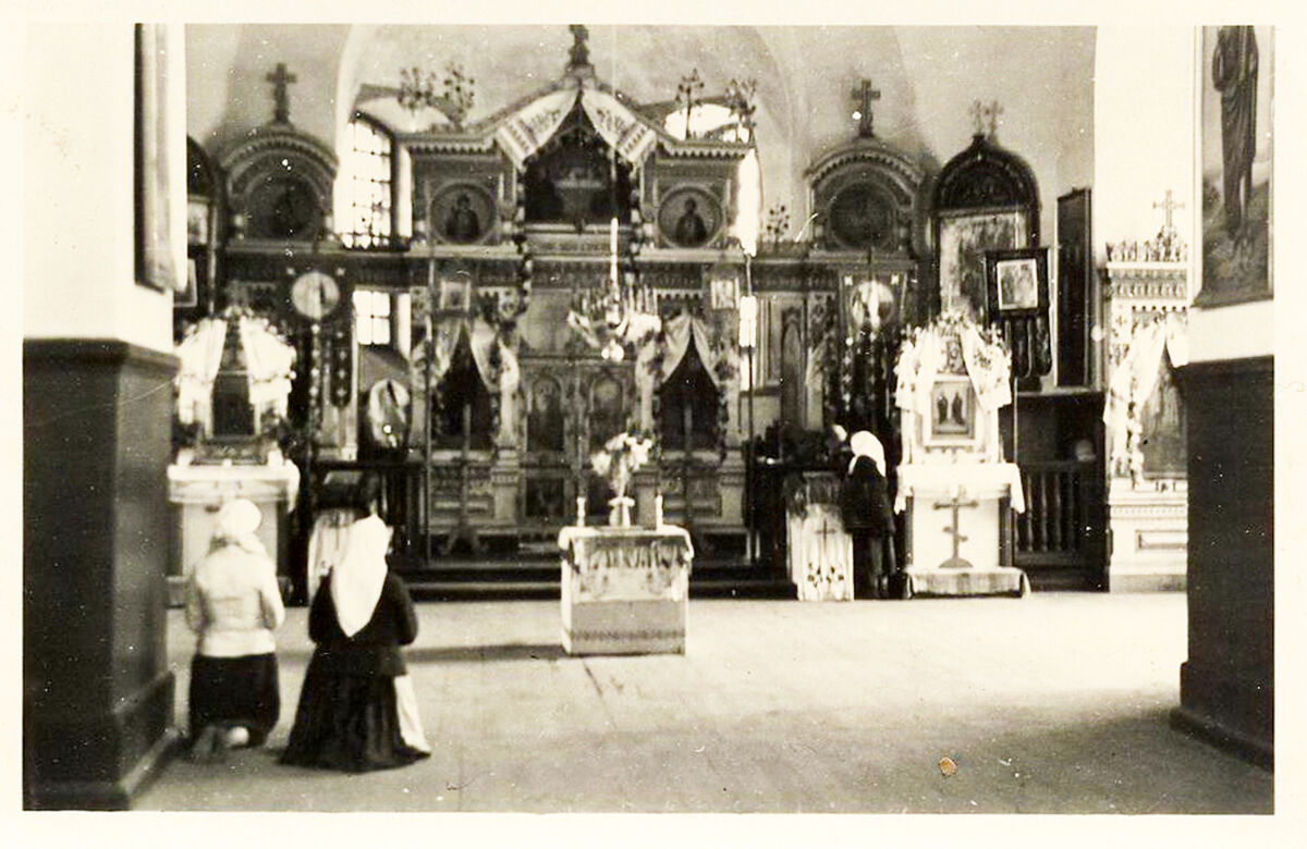 Церковь Петра и Павла, Сосновица (Люблинское воеводство, Польша). архивная фотография, Интерьер. Фото 1941 г. с аукциона e-bay.de