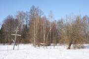 Церковь Успения Пресвятой Богородицы, Вид на церковное место с северо-востока<br>, Дерменцево, Волоколамский городской округ, Московская область
