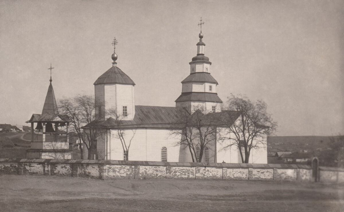 Землянки. Церковь Покрова Пресвятой Богородицы. архивная фотография, Фото первой трети ХХ века