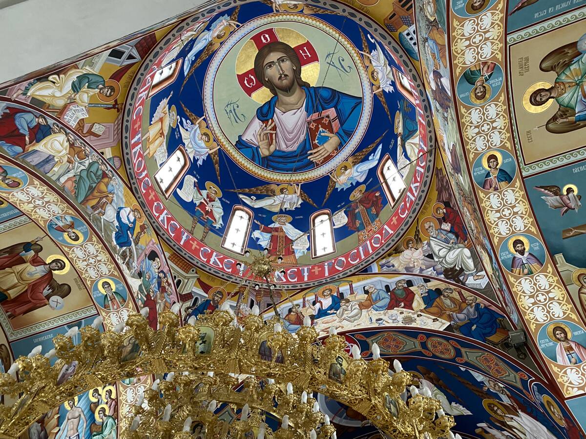 Церковь Варнавы Хвостанского, Сараево (Босния и Герцеговина, Прочие страны). интерьер и убранство, Роспись свода