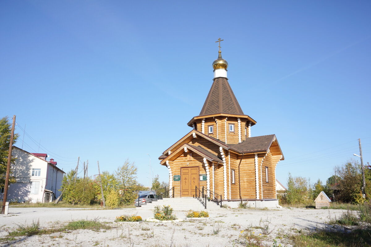 Церковь Сергия Радонежского, Воронцовка (Краснотурьинск (ГО Краснотурьинск), Свердловская область). фасады, Западный фасад