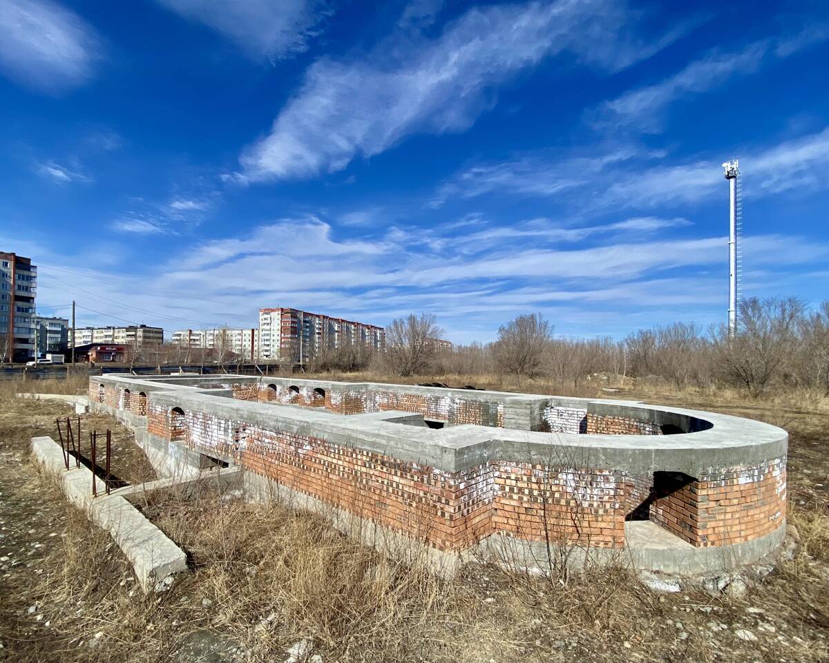 Церковь Введения во храм Пресвятой Богородицы (строится), Саяногорск (Саяногорск, город, Республика Хакасия). документальные фотографии, Фундамент храма