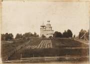 Церковь Успения Пресвятой Богородицы, Фото 1908 г. из семейного архива Челищевой Екатерины Михайловны<br>, Исаково (Спасский Шиженский погост), Тихвинский район, Ленинградская область