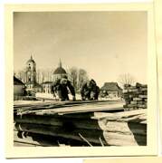 Церковь Вознесения Господня, Фото 1942 г. с аукциона e-bay.de<br>, Вознесенье, Угранский район, Смоленская область