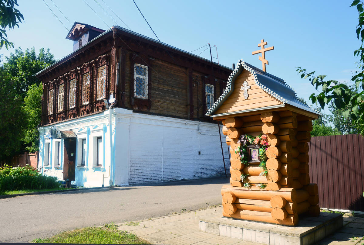 Неизвестная часовня, Большие Дворы (Павлово-Посадский городской округ и г. Электрогорск, Московская область). фасады