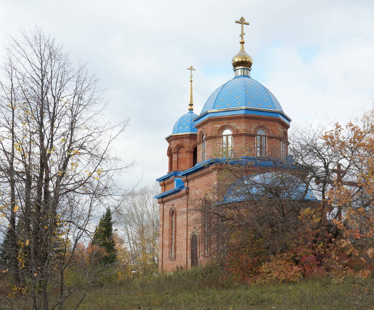 Церковь Почаевской иконы Божией Матери, Горнозаводск (Горнозаводской район, Пермский край). фасады, Вид с юго-восточной стороны