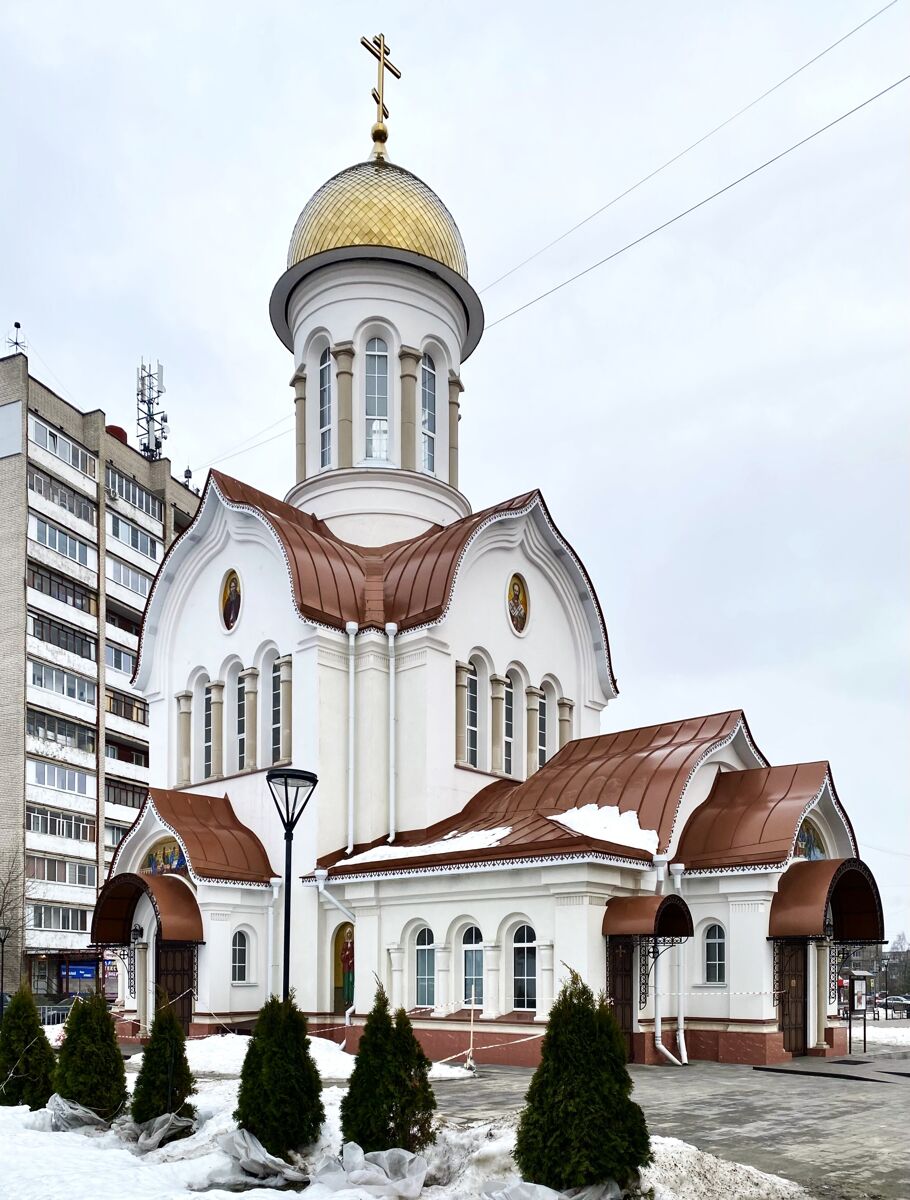 Церковь Николая Чудотворца, Дзержинск (Дзержинск, город, Нижегородская область). фасады, Вид с северо-запада