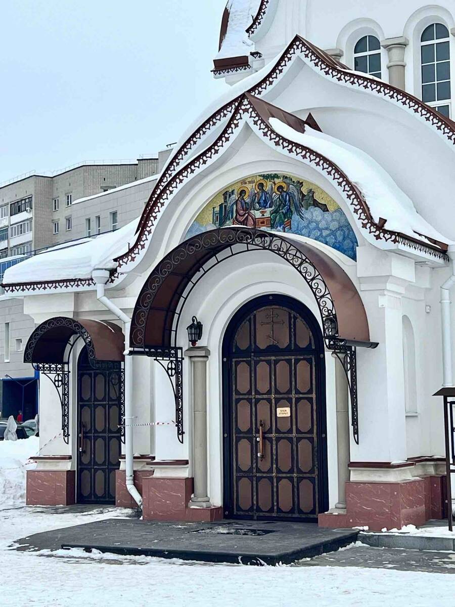 Дзержинск. Церковь Николая Чудотворца. архитектурные детали