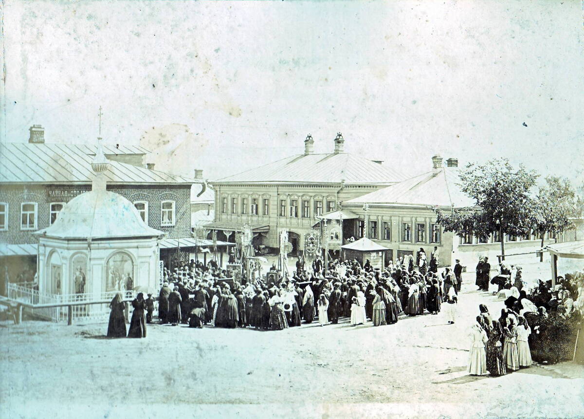 Часовня Симеона Столпника, Ставрово (Собинский район, Владимирская область). архивная фотография, Старинное фото из частной коллекции
