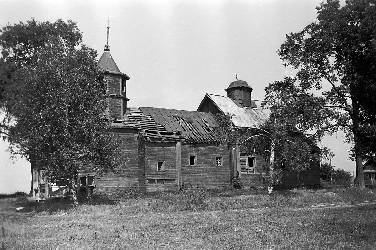 архивная фотография. Церковь Благовещения Пресвятой Богородицы (старая), Благовещенье (Сергиево-Посадский городской округ, Московская область)