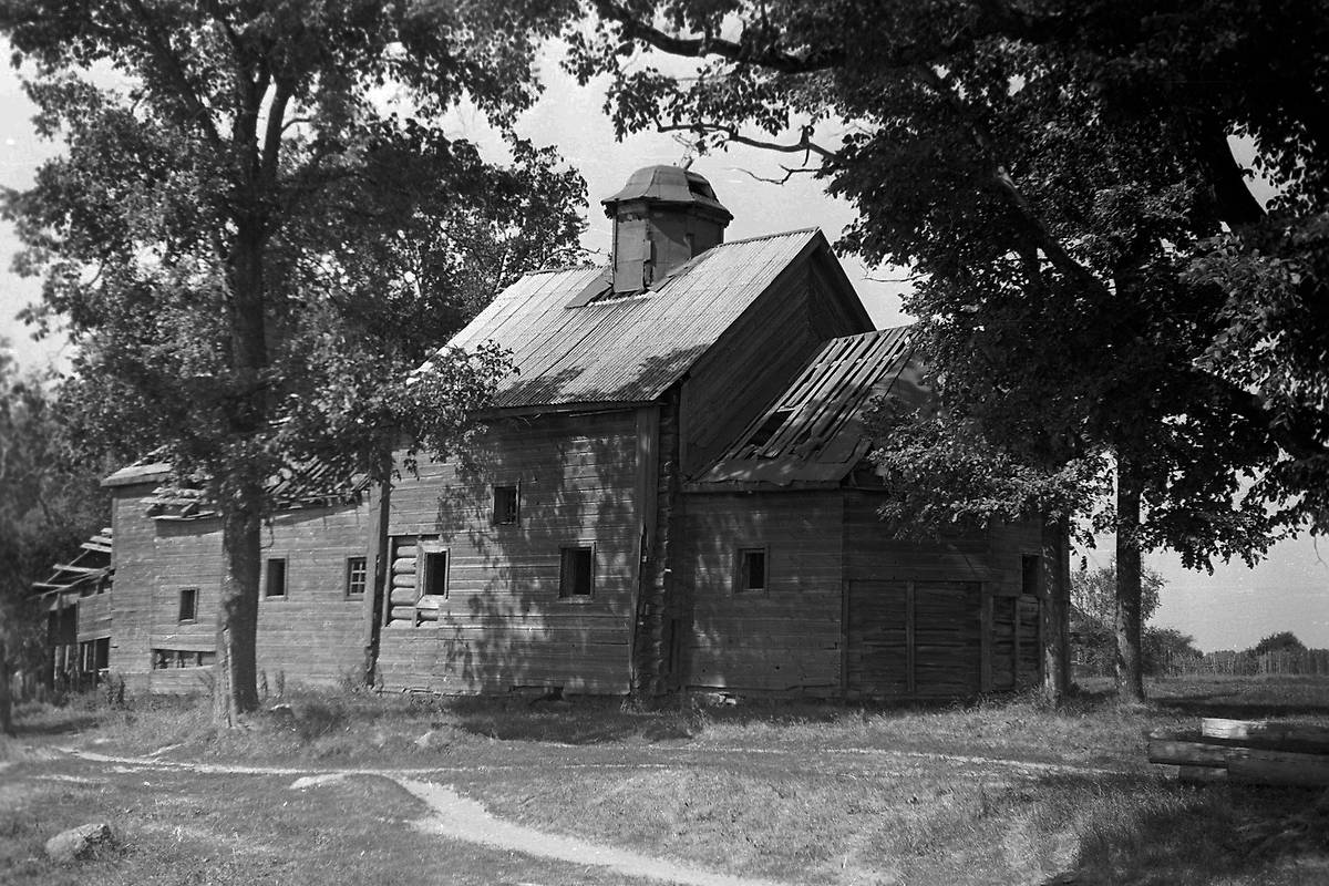 архивная фотография. Церковь Благовещения Пресвятой Богородицы (старая), Благовещенье (Сергиево-Посадский городской округ, Московская область)